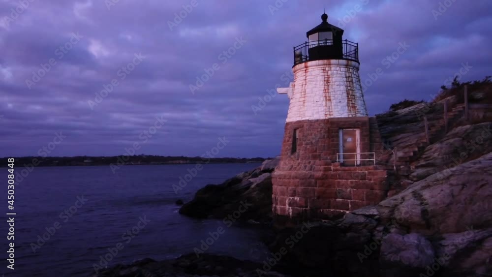 old castle lighthouse in newport rhode island old castle lighthouse in newport rhode island