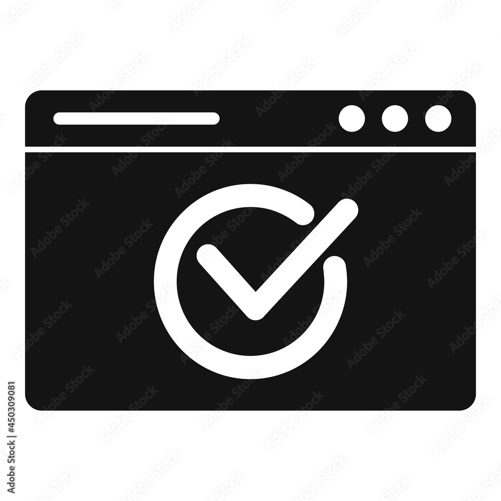 Quality web site icon simple vector. Learn doubt Quality web site icon simple vector. Learn doubt