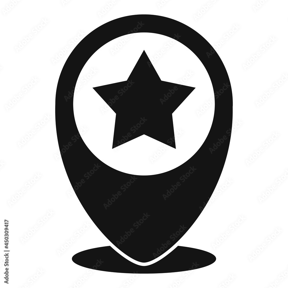 Best location icon simple vector. Current map Best location icon simple vector. Current map
