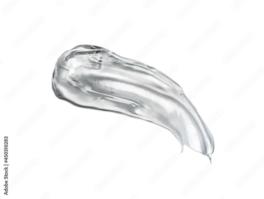 © imagehub - Clear liquid gel smear isolated on white © imagehub - Clear liquid gel smear isolated on white