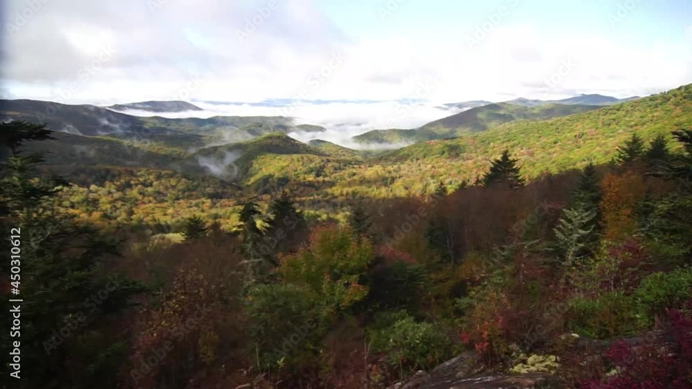 autumn season in blue ridge parkway mountains autumn season in blue ridge parkway mountains