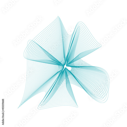 Vector Guilloche elements for certificate or diploma and currency design
