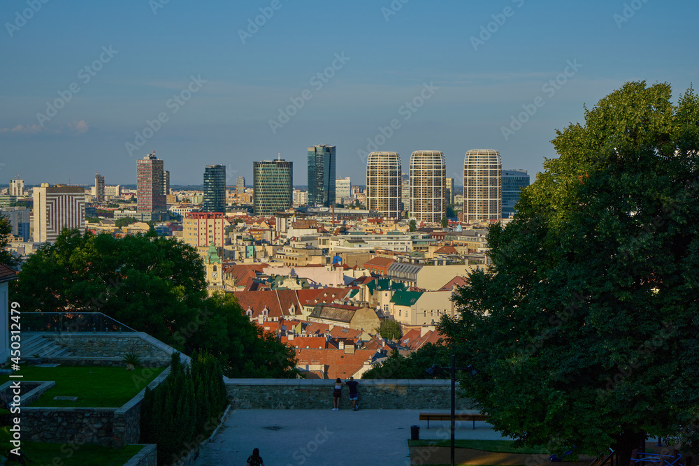 Fototapeta premium Panoramic view of Bratislava