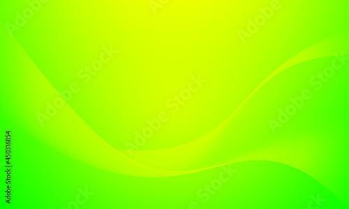 Green Wave Curve Smooth Gradient Background For Graphics