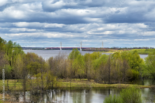 Landscape with Oka river, Russia © borisb17