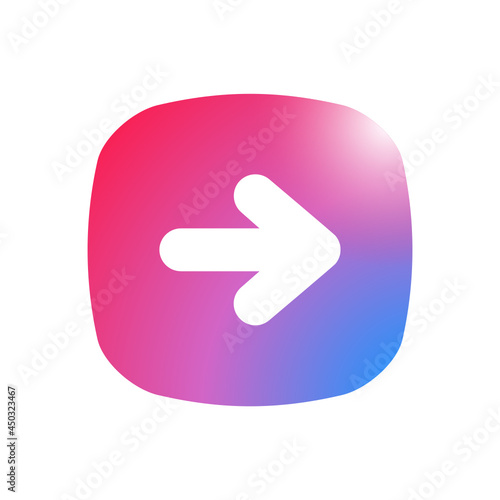 Arrow Forward - Sticker