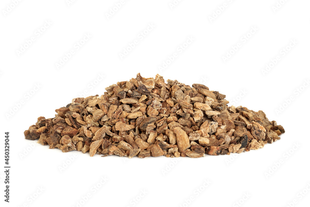 Devils claw root used in herbal medicine to treat arteriosclerosis, arthritis, gout, fibromyalgia, tendinitis, heartburn, migraine, muscle pain and fever. On white background. Devils claw root used in herbal medicine to treat arteriosclerosis, arthritis, gout, fibromyalgia, tendinitis, heartburn, migraine, muscle pain and fever. On white background.