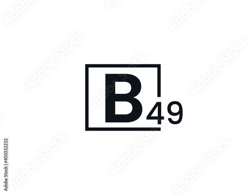 B49, 49B Initial letter logo