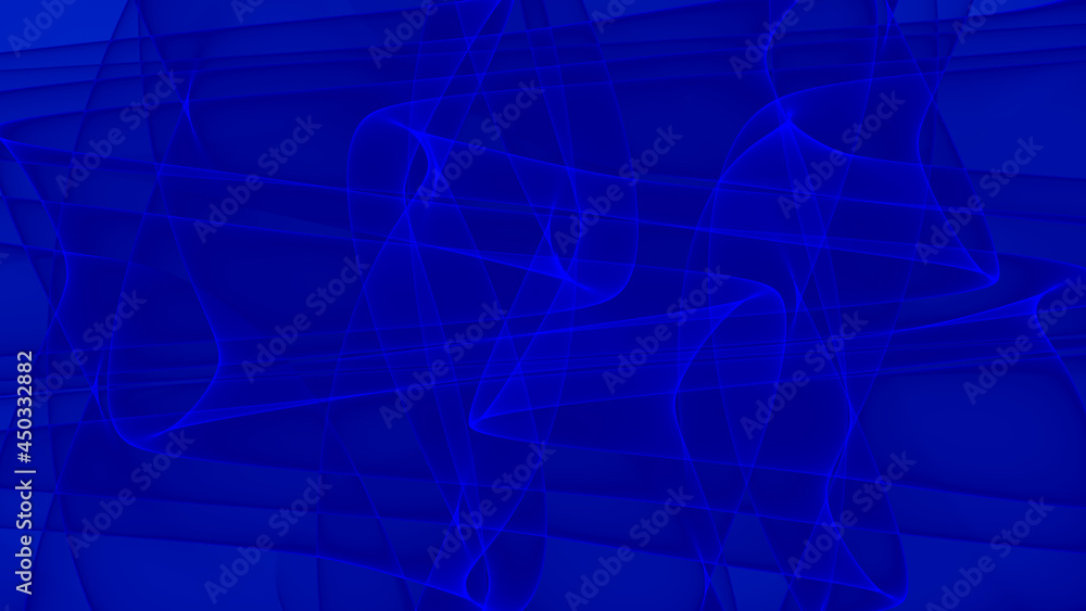 Abstrakter Hintergrund 4k blau hell dunkel waves and lines pattern