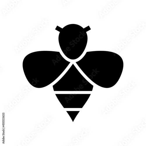 bumblebee icon or logo isolated sign symbol vector illustration - high quality black style vector icons
