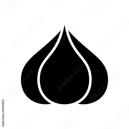 garlic icon or logo isolated sign symbol vector illustration - high quality black style vector icons
