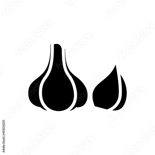 garlic icon or logo isolated sign symbol vector illustration - high quality black style vector icons
