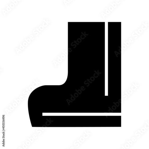 gumboots icon or logo isolated sign symbol vector illustration - high quality black style vector icons
