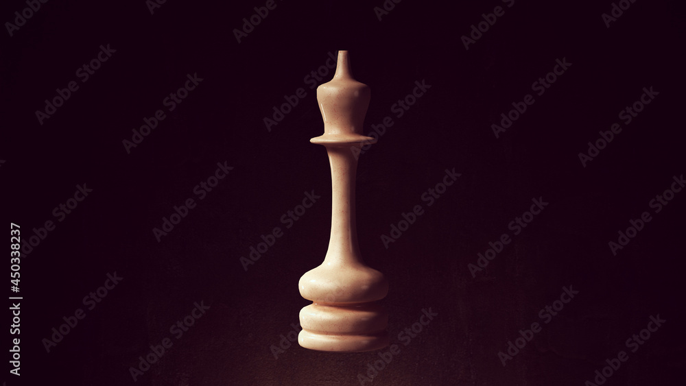 Chess Piece Queen Strategy Game 3d illustration render Chess Piece Queen Strategy Game 3d illustration render