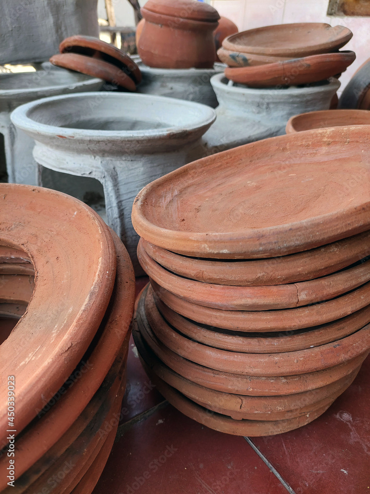 Indonesian traditional cooking utensil pottery clay Indonesian traditional cooking utensil pottery clay