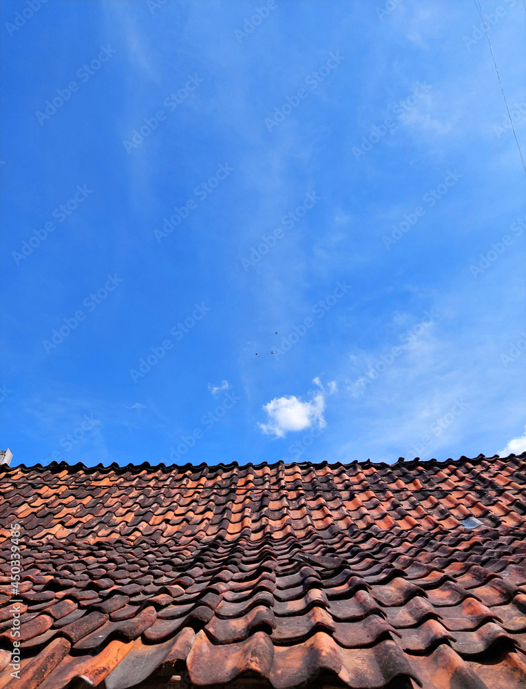 Photo of clear sky in the countryside Photo of clear sky in the countryside