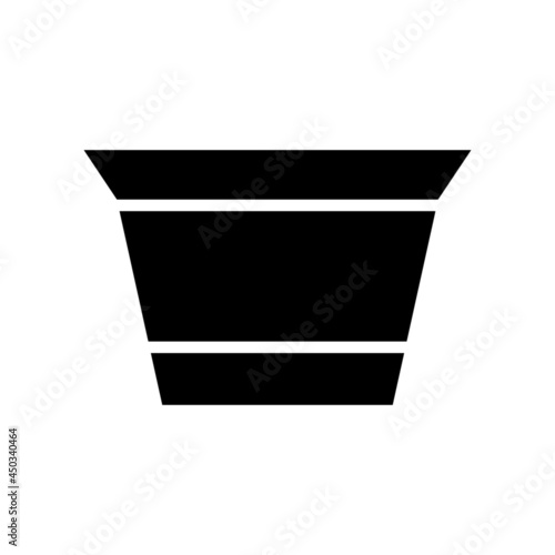 pot icon or logo isolated sign symbol vector illustration - high quality black style vector icons 
