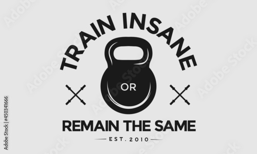Stylish, CrossFit, Fitness and Gym Vector Design