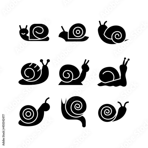 snail icon or logo isolated sign symbol vector illustration - high quality black style vector icons
