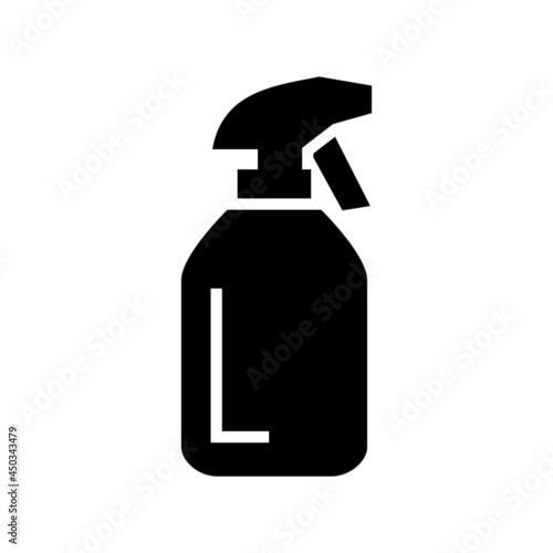 spray bottle icon or logo isolated sign symbol vector illustration - high quality black style vector icons
