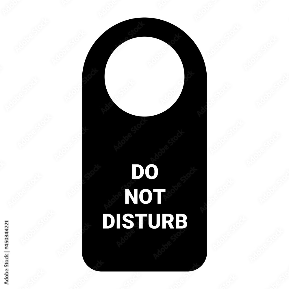 Vector Do Not Disturb Glyph Icon Design Vector Do Not Disturb Glyph Icon Design