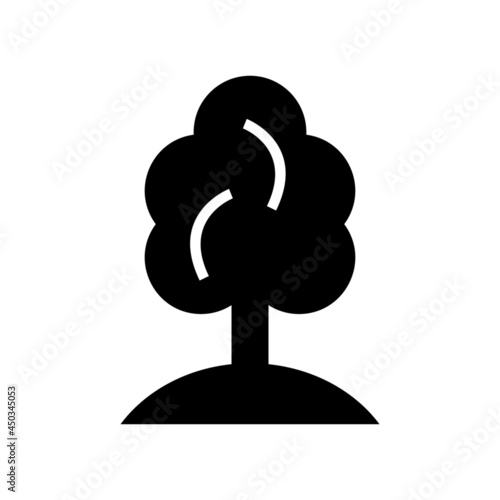 tree icon or logo isolated sign symbol vector illustration - high quality black style vector icons 