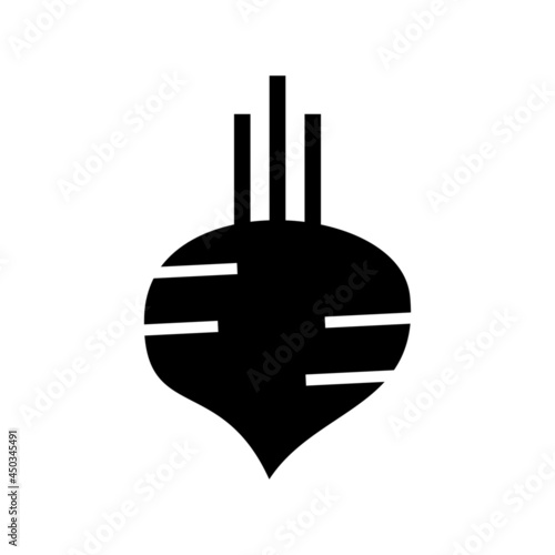 turnip icon or logo isolated sign symbol vector illustration - high quality black style vector icons
