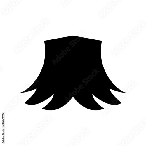 wood log icon or logo isolated sign symbol vector illustration - high quality black style vector icons 