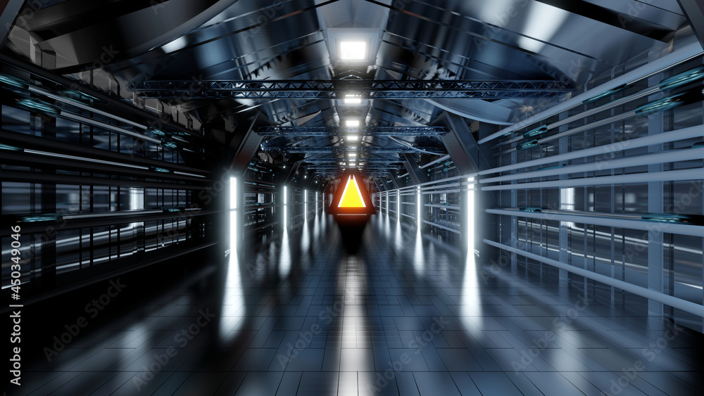 Science Fiction industrial alien architecture