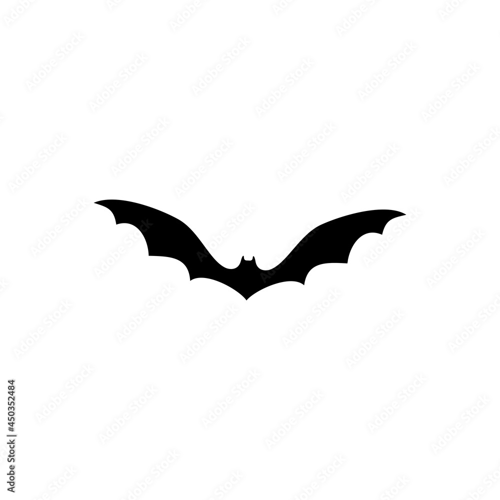 Bat  icon vector set . Halloween illustration sign collection.  Horror symbol or logo.