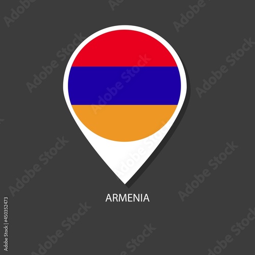 Armenia flag Vector marker with flags. Free Download Armenia flag Vector marker with flags. - GFXLoad