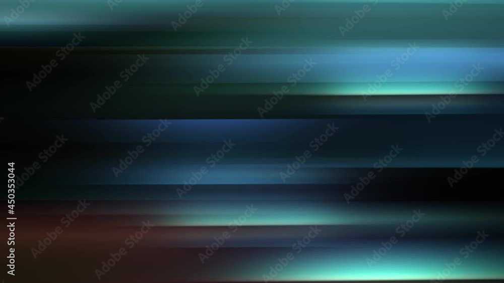 カラフルな光の線のアブストラクトな背景　横　ループ