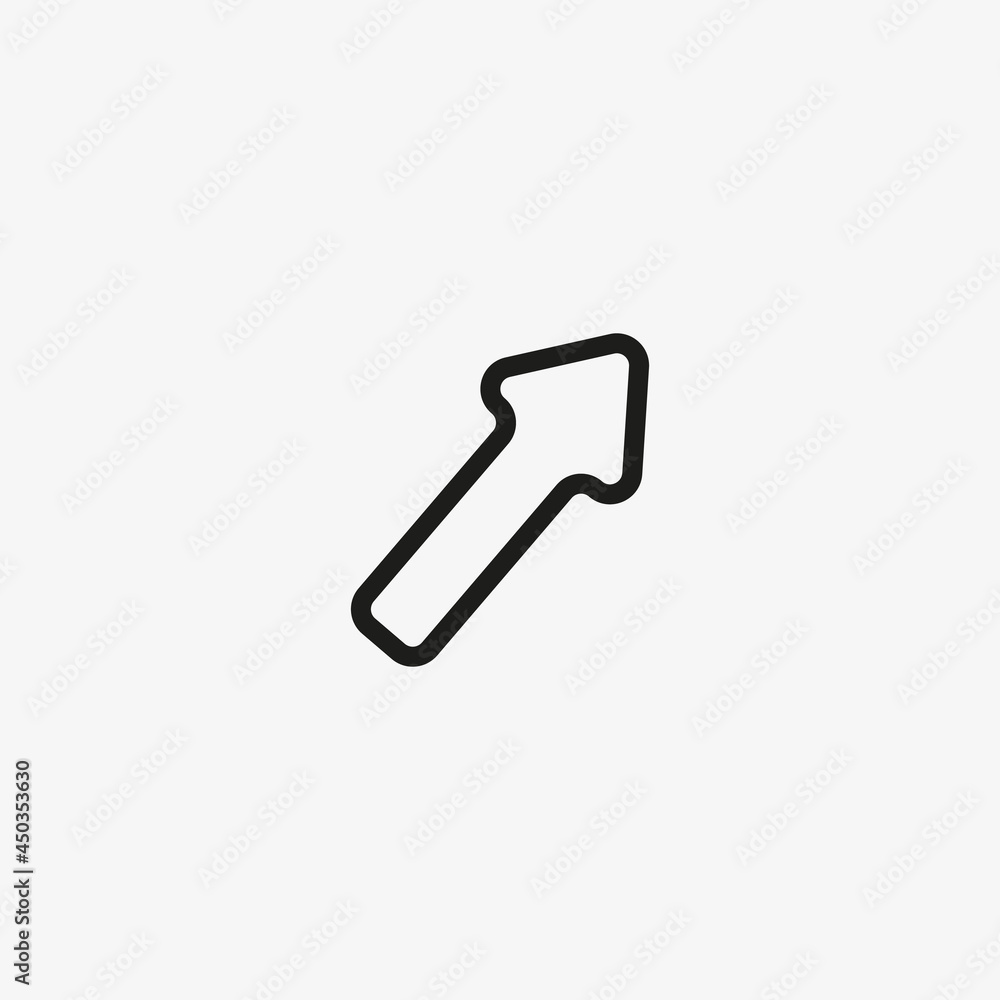 Mouse cursor icon in line design style. Usage for click button, pointer web UI design. Mouse cursor icon in line design style. Usage for click button, pointer web UI design.