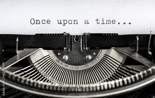 Photos Typewriter - Once upon a time