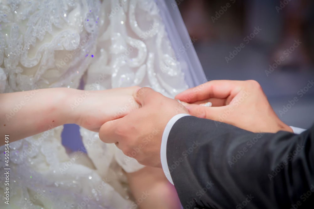 the guy made offers to his girlfriend and puts on a ring the guy made offers to his girlfriend and puts on a ring