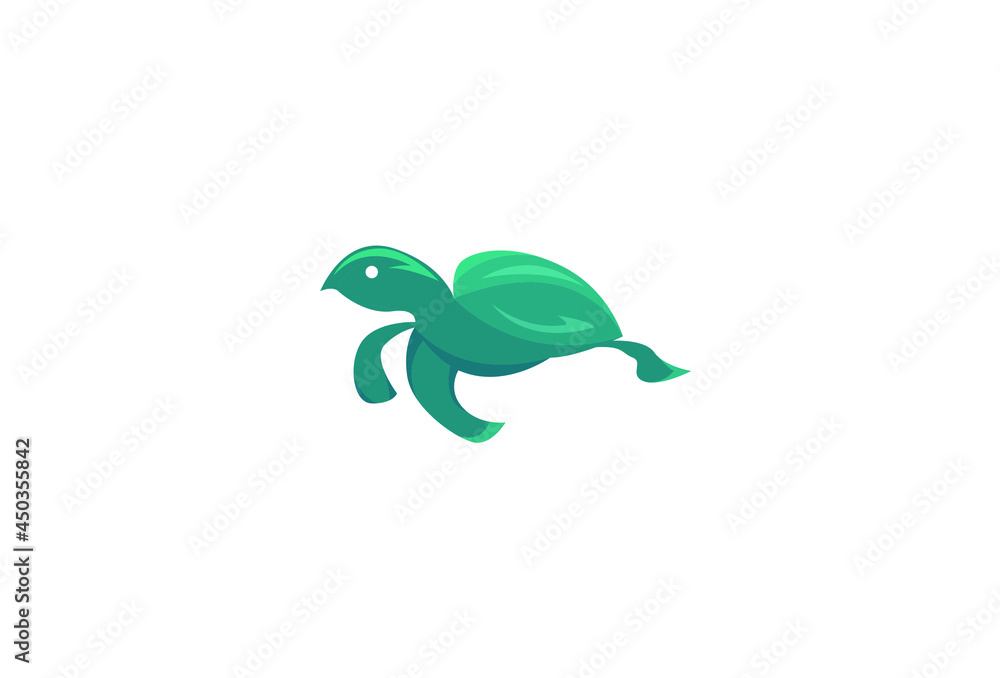 Abstract Turtle Tortoise with Modern Style Abstract Turtle Tortoise with Modern Style
