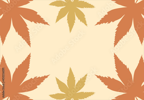 Fondo de otoño con hojas secas.
