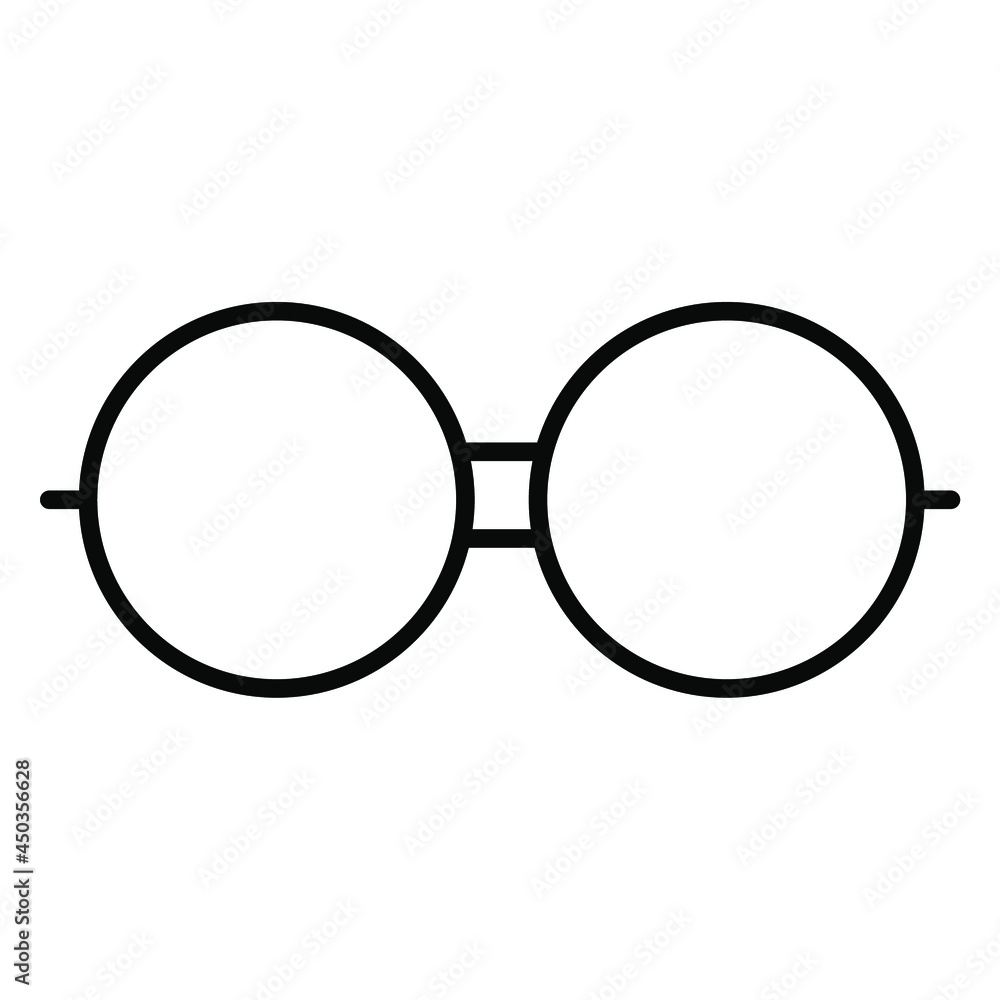 glasses isolated on white background glasses isolated on white background