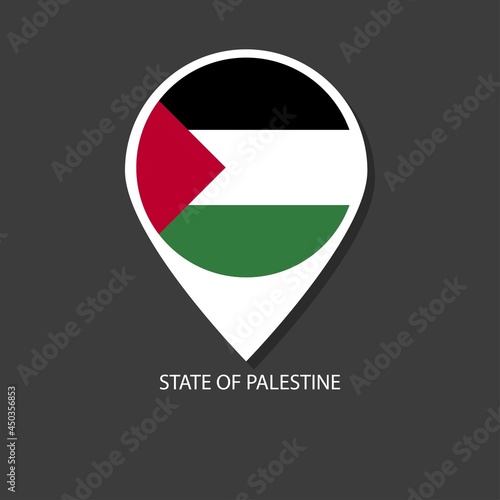 Free Download State of Palestine flag Vector marker with flags. - GFXLoad