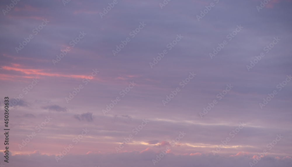 High resolution Sunset Sky background for Sky replacement - nature photography