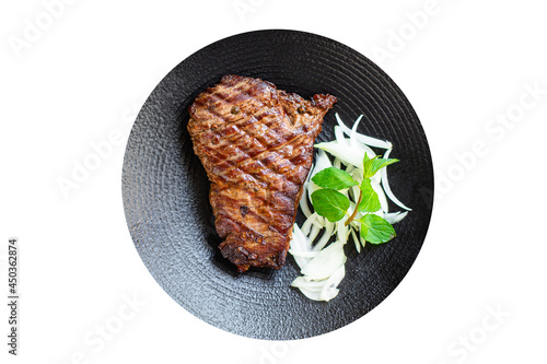 steak grill meat beef bbq veal grilled barbecue on the table, healthy meal snack copy space food background keto or paleo diet
