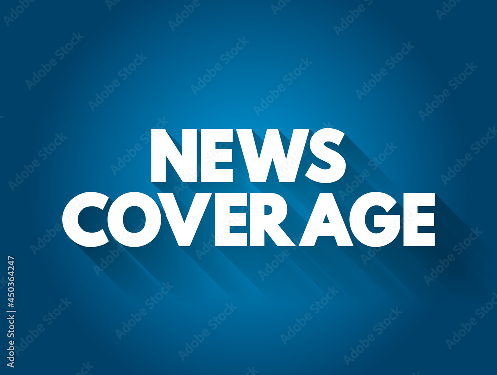 Fototapeta premium News coverage text quote, concept background