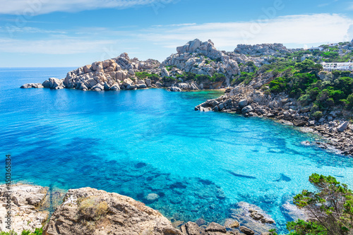 Beautiful italian island Sardinia in mediterranean sea