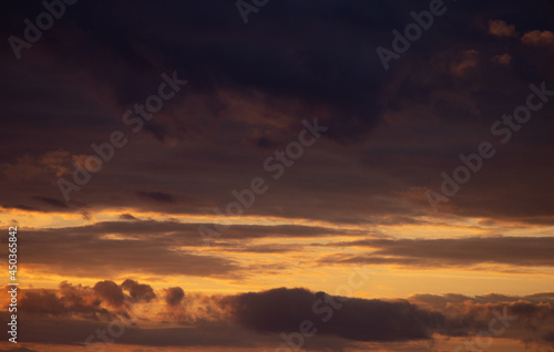 High resolution Sunset Sky background for Sky replacement - nature photography © 4kclips