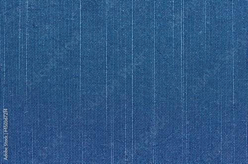 Close up of dark blue weave cloth texture