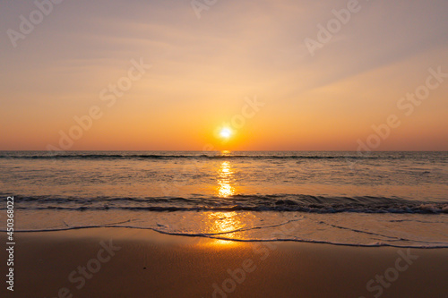 sunset on the beach © BUDDEE