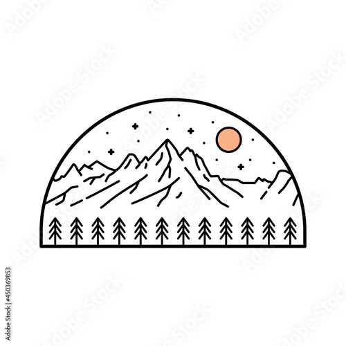 Simple Design of The Grandness Of Grand Tetons