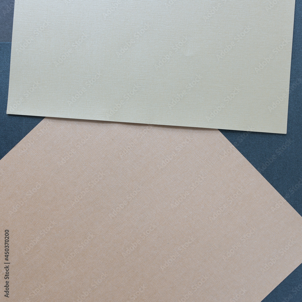 blank note paper on blue background blank note paper on blue background