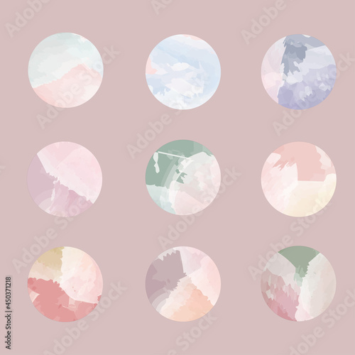 set of buttons. Instagram highlight sets. vector. illustrator. Minimal Icons Hand Drawn Vector Illustration On White Background