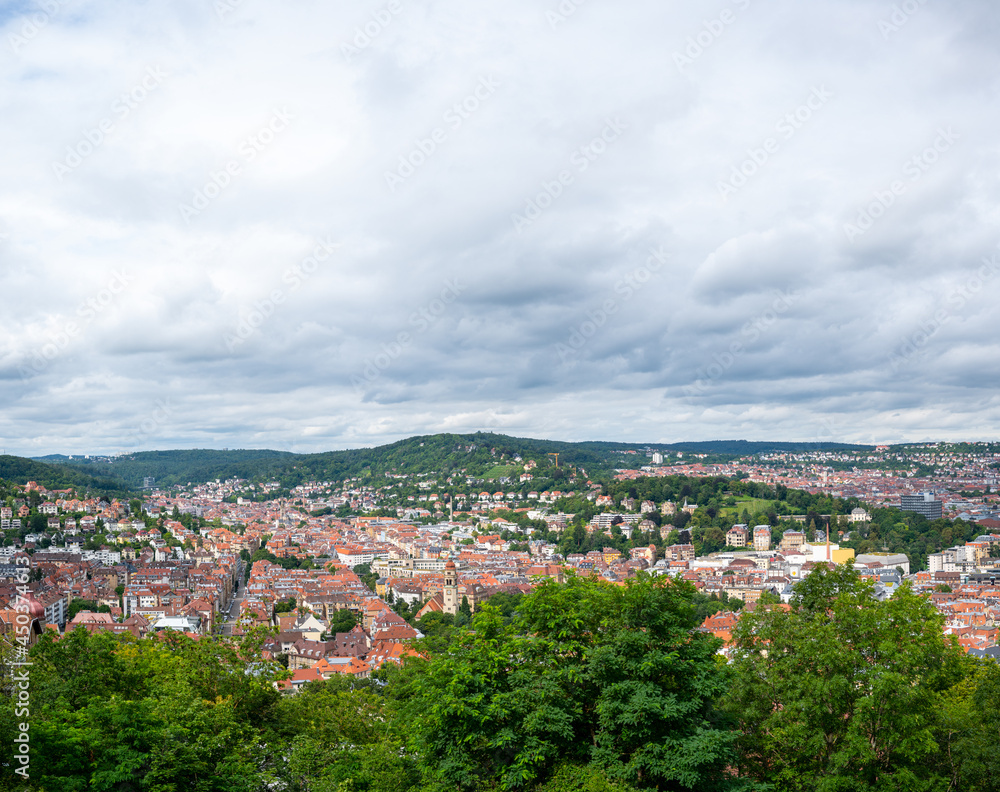 high-resolution panoramic images of Stuttgart in southern  Germany and the Bergiegen area